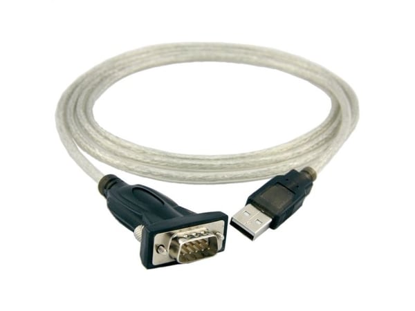 ROLINE 12021163, Harmaa, 1,8 m, USB A-tyyppi, DB-9, Uros, Uros