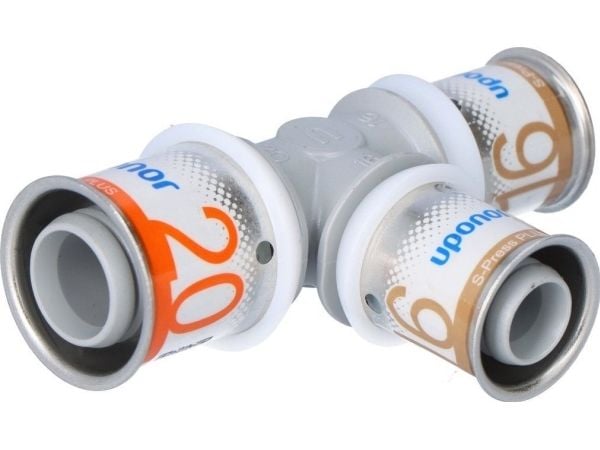 T-stycke s-press plus 20-16-16 mm PPSU