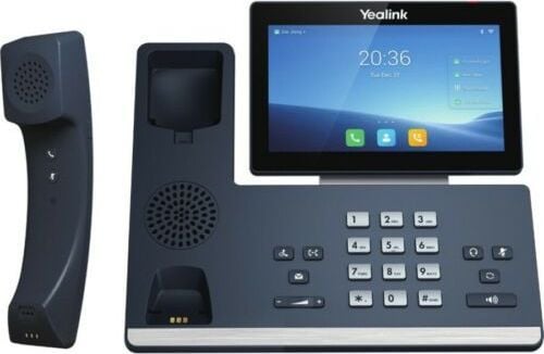 Yealink SIP-T58W PRO - VoIP-telefon - med Bluetooth-grensesnitt med opkalds-ID - 10-parts opkaldskapacitet - SIP, SIP v2, SRTP, RTCP-XR, VQ-RTCPXR ...