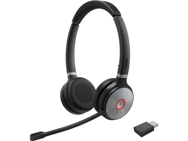Yealink WH62 Portable, Langaton, Puhelut/Musiikki, 20 - 20000 Hz, Kuulokkeet, Musta, Harmaa