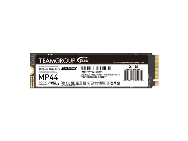 Team Group MP44, 2 TB, M.2, 7400 MB/s