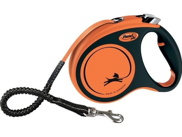 flexi Xtreme line, bånd, M: 5m < 35 kg, orange