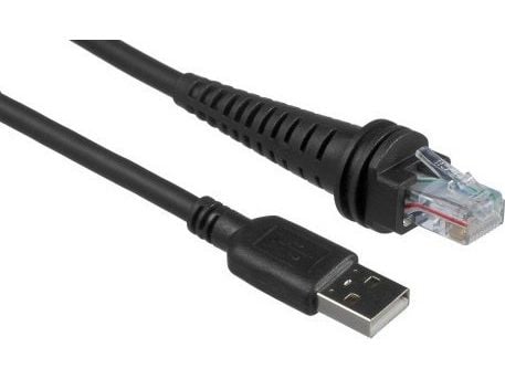 Honeywell - USB-/strömkabel - USB (hane) - 5 V - 3 m - svart - för Granit 1980i, 1981i