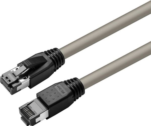 Microconnect MC-SFTP801, 1 m, Cat8.1, S/FTP (S-STP), RJ-45, RJ-45, Harmaa