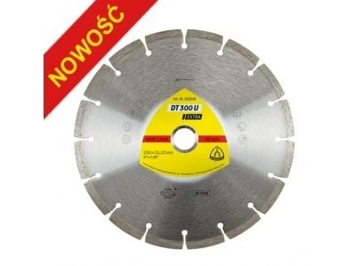 KLINGSPOR SEGMENT DIAMANTBLAD 230mm x 2,3mm x 22,2mm DT300U, BETONG