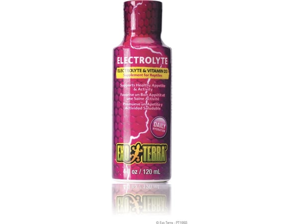 Exo Terra EXO TERRA elektrolytter med D3 i væske 120 ml EX-9938 Exo Terra EXO TERRA elektrolytter med D3 i væske 120 ml EX-9938