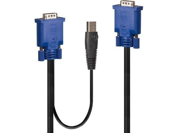 LINDY Yhdistetty KVM- ja USB-kaapeli 2m