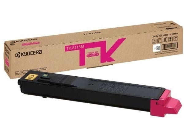 KYOCERA TK-8115M, 6000 sivua, Magenta, 1 kpl