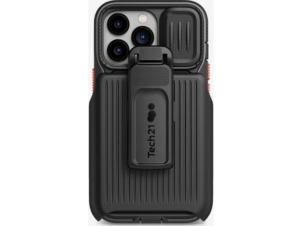 Tech21 Evo Max w/Holster, Mobilskal, Apple, iPhone 13 Pro, 15,5 cm (6.1"), Svart Tech21 Evo Max w/Holster, Mobilskal, Apple, iPhone 13 Pro, 15,5 cm (6.1"), Svart