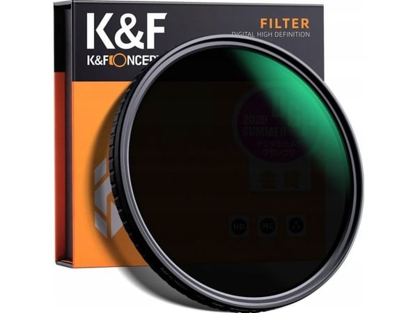 Kf Filter 37 Mm Kf Filter X Fader Grå Justerbar Nd8-nd128 / Kf01.1443