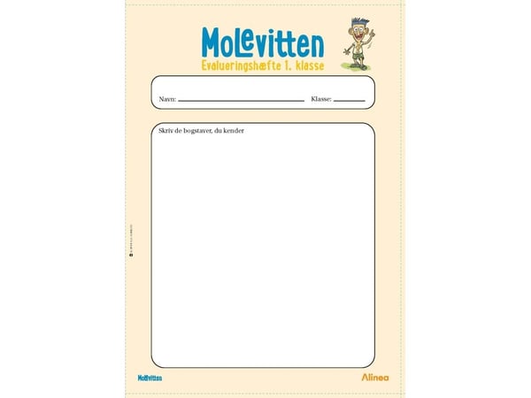 Molevitten 1. luokka, Arviointivihko, Lukurata | Pernille Frost | Kieli: Tanska