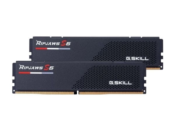 G.Skill Ripjaws S5 - DDR5 - sett - 48 GB: 2 x 24 GB - DIMM 288-pin lav profil - 6800 MHz / PC5-54400 - CL34 - 1.35 V - ikke-bufret - on-die ECC - m...