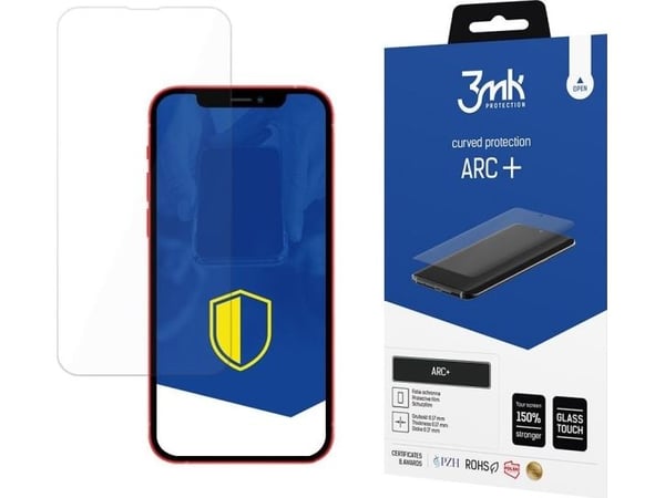3MK ARC+, Apple, iPhone 13, Iskunkestävä, Naarmuuntumisenkestävä, Läpinäkyvä, 1 kpl