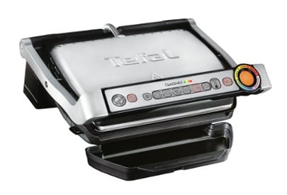 Tefal OptiGrill+ GC712D34 - Grill - elektrisk - 600 kvadratcentimeter - sølv