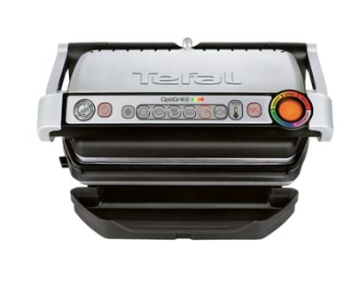 Tefal OptiGrill+ GC712D34 - Grill - elektrisk - 600 kvadratcentimeter - sølv