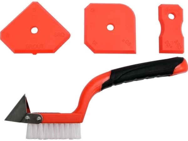 Yato YT-52621, Verktyg för avlägsnande av fogmassa, Röd, Plast, 3 styck