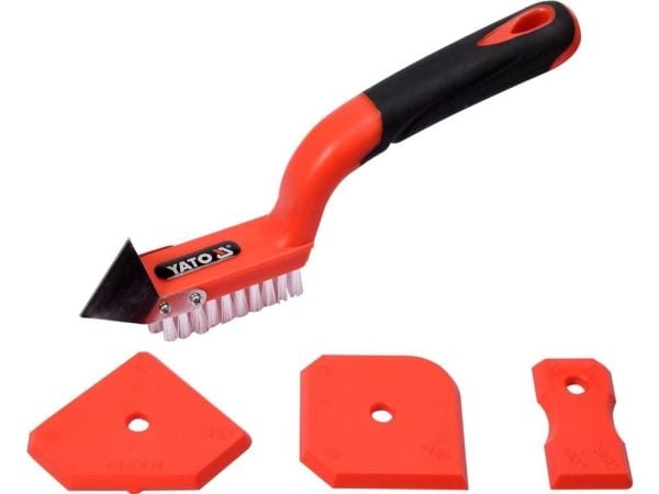 Yato YT-52621, Tetningsmassefjernerverktøy, Rød, Plast, 3 stykker