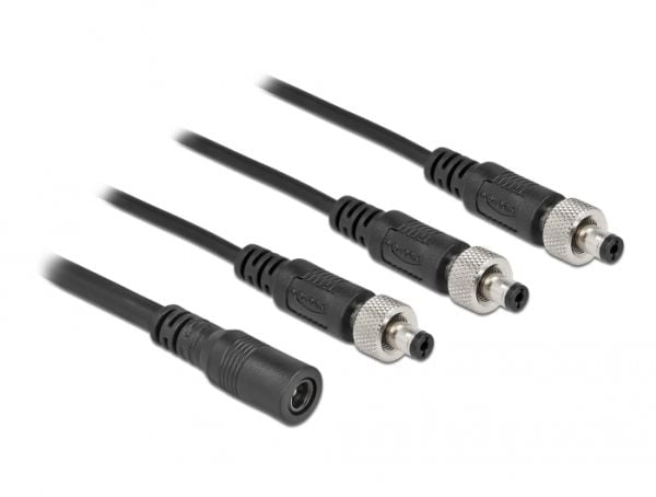 Delock - Strøm-splitter - DC jackstik 5,5 x 2,1 mm (hun) til DC jackstik 5,5 x 2,1 mm (han) - 30 V - 2 A - 50 cm - lajittelu