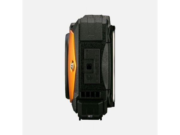 Ricoh WG-80, 16 MP, 4608 x 3456 pikseliä, CMOS, 5x, Full HD, Musta, Oranssi