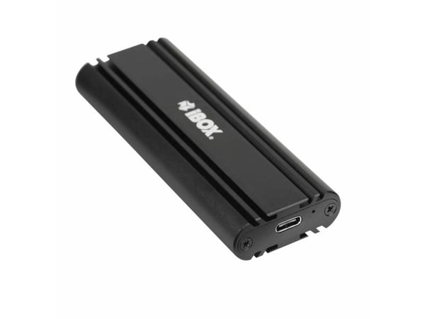 iBOX HD-07 - Drevkabinett - M.2 - M.2 NVMe Card - USB-C 3.2 (Gen 2x1) - svart