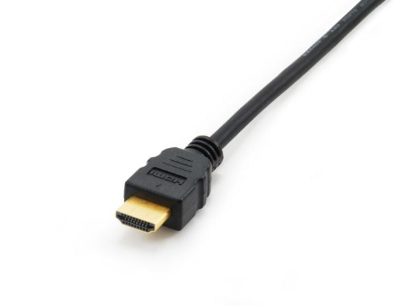 utstyr - Høyhastighets - HDMI-kabel med Ethernet - HDMI hann til HDMI hann - 1,8 m - Svart - Støtter 4K 30 Hz (pakke med 20) (159352)