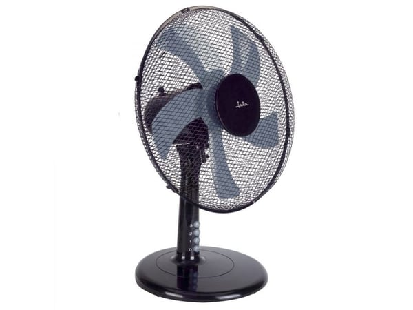 JATA JVVM3125, Kotitaloustuuletin lavoilla, Musta, Harmaa, Taulukko, 56 dB, 326,4 m³/h, Painikkeet
