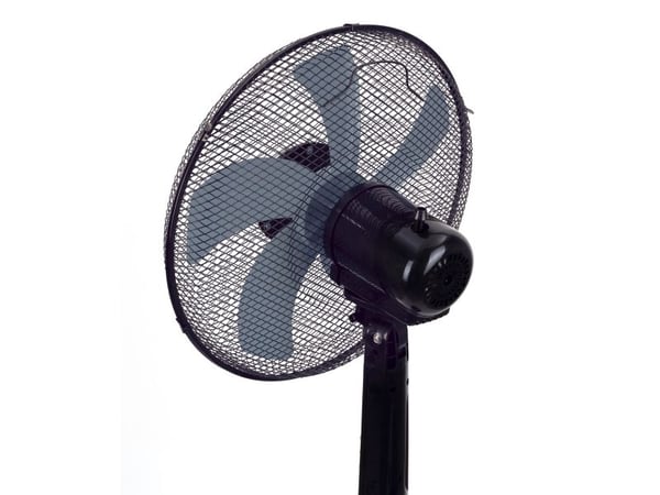 JATA JVVP3135, Husholdningsvifte, Sort, Grå, Gulv, 63 dB, 326,4 m³/t, Knapper