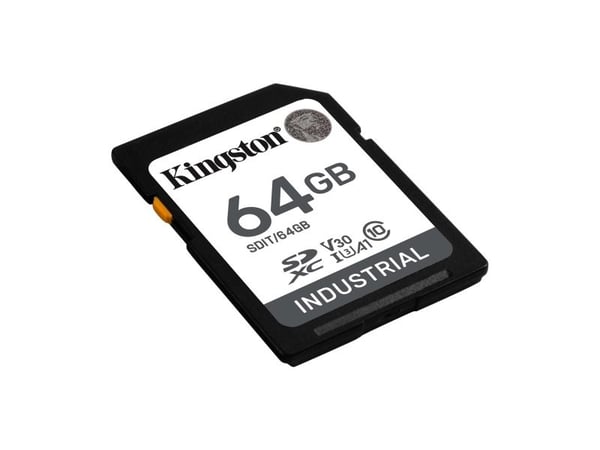 Kingston Industrial - Flashminnekort - 64 GB - A1 / Video Class V30 / UHS-I U3 / Class10 - microSDXC UHS-I