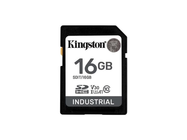 Kingston Industrial - Flashminnekort - 16 GB - A1 / Video Class V30 / UHS-I U3 / Class10 - microSDHC UHS-I