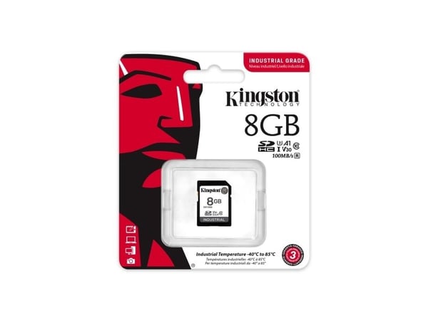 8G SDHC Industrial pSLC klasse 10, UHS-I, U3, V30, A1 SD-kort