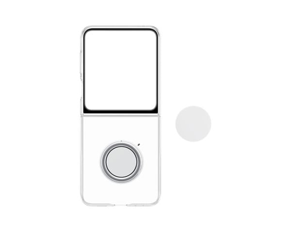 Samsung EF-XF731 - Lommebok for mobiltelefon - gjennomsiktig - for Galaxy Z Flip5