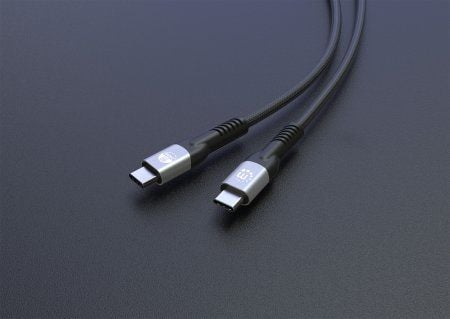 Manhattan 356374, 1 m, USB C, USB C, USB4 Gen 3x2, 40 Gbit/sek, Sort