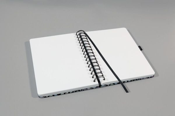 Sigel JN652, Mønster, Svart, Blå, Lilla, A5, 240 ark, Matt/blank, 120 g/m²