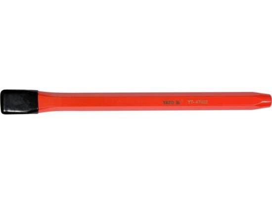 Yato YT-47022, Kaldmeisel, Flat meisel, Stål, Rød, 300 mm, 2,5 cm
