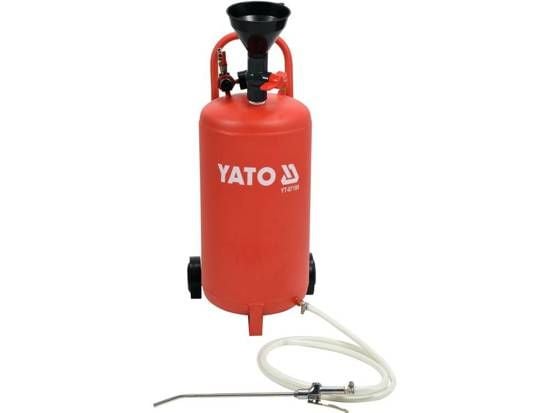 Yato YT-07195, Pneumatisk oljepumpe, 20 l, 150 l/min, 35 °C, 0,3 stang, 2 hjul Yato YT-07195, Pneumatisk oljepumpe, 20 l, 150 l/min, 35 °C, 0,3 stang, 2 hjul