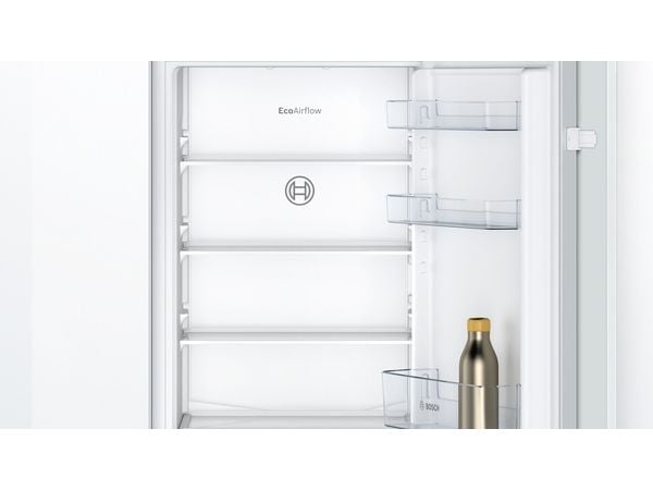 Bosch Serie | 2 KIN86NSE0 - Kjøleskap/fryser - bunnfryser - innebygd - fordypning - bredde: 56 cm - dybde: 55 cm - høyde: 177.5 cm - 260 liter - Kl...