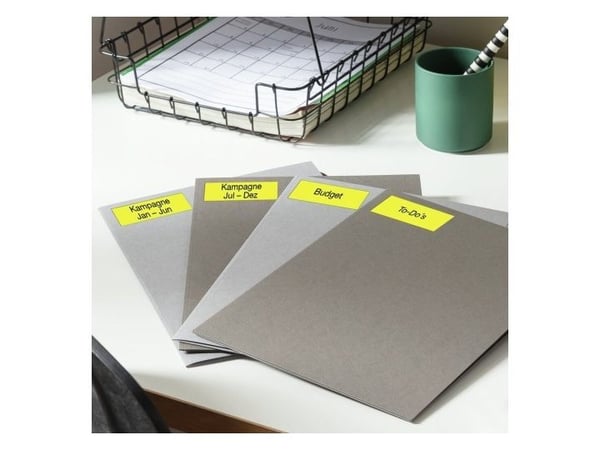 Avery White Mini Label - Laser - L7651, Keltainen, A4, Paperi, Laser, Suorakulmio, 3,81 cm
