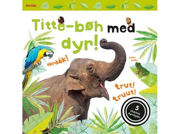 Titte-bøh med dyr! Pappbok med 5 herlige lyder