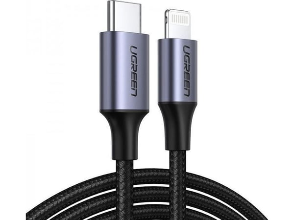 Ugreen - Lightning-kabel - Lightning hann til USB-C hann - 1 m - MFI-sertifisert