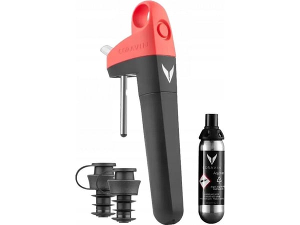 Coravin Wine System Pivot Musta 4 kpl