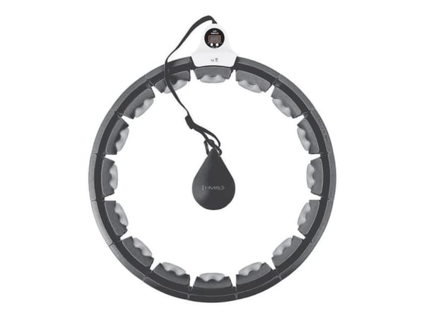 HMS hula hoop HHW06 med knopper, vektbelastning og teller svart