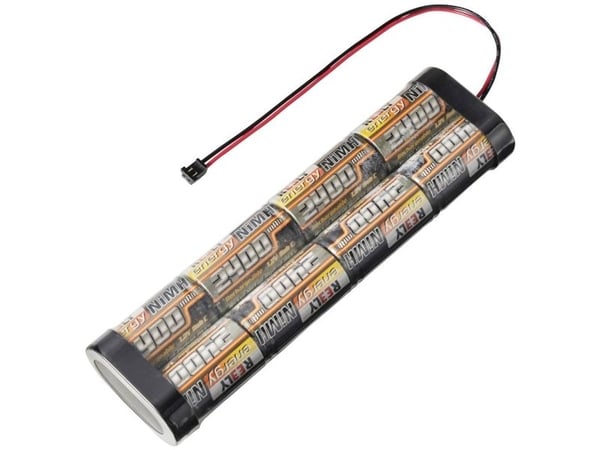 Reely Modelbyggeri-batteripakke (NiMH) 9,6 V 2400 mAh Celletal: 8 Stick Graupner