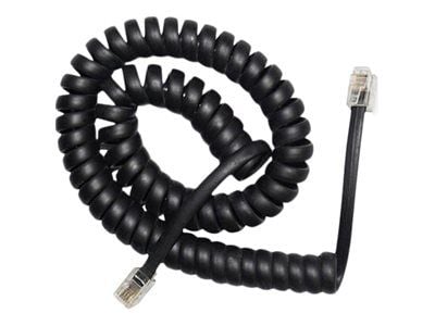 Cablexpert - Hodetelefonkabel - RJ-10 hann til RJ-10 hann - 2 m - svart - rullet sammen