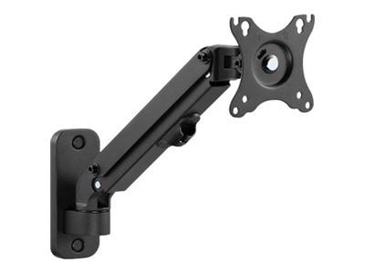 Gembird MA-WA1-01 - Monteringssett - justerbar arm - for LCD-skjerm - aluminium, stål, plastikk - finteksturert svart - skjermstørrelse: 17"-27" - ...