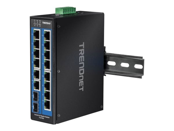 Trendnet TI-G162, Gigabit Ethernet (10/100/1000), Täysin kaksipuolinen, Seinäkiinnitteinen