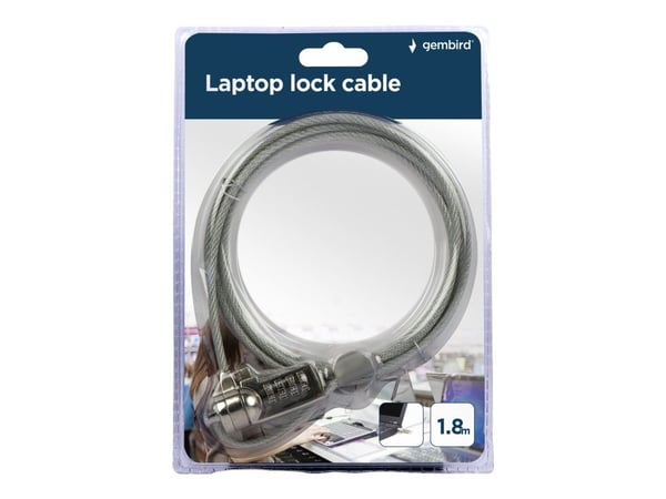 Gembird LK-CL-01 - Sperrekabel for Notebook - 1.8 m
