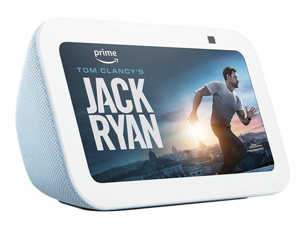 Amazon Echo Show 5 (3 gen.), Amazon Alexa, Rektandel, Blå, Android, Fire OS, iOS, 14 cm (5.5"), MediaTek