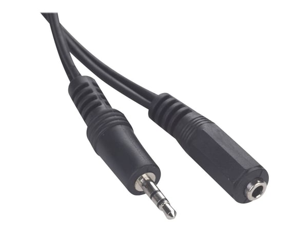 Cablexpert - Lydforlengelseskabel - mini-phone stereo 3.5 mm plugg til mini-phone stereo 3.5 mm beholder - 2 m - svart