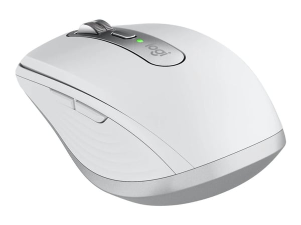 Logitech MX Anywhere 3S - Mus - optisk - 6 knapper - trådløs - Bluetooth - blekgrå