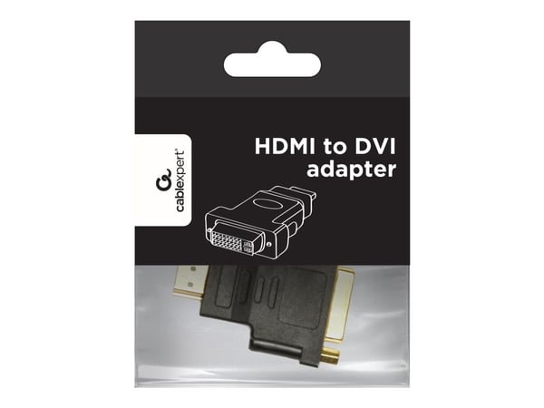 Cablexpert A-HDMI-DVI-3 - Video adapter - HDMI hann til DVI-D hunn